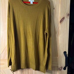 NWOT SIZE MEDIUM H&M Mustard Knit Sweater